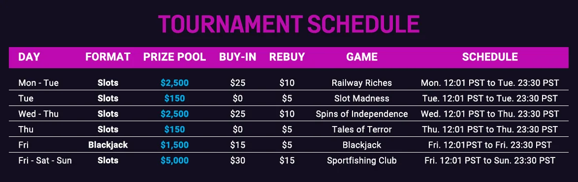 TournamentSchedule-Casino